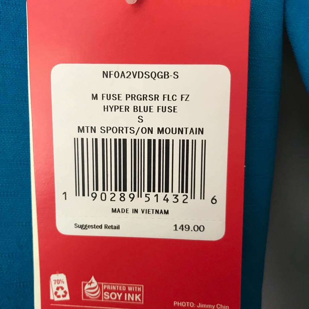 ❤️SOLD❤️ The North Face Men Fleece  Jacket Full - Picture 8 of 8
